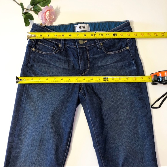 Paige Skyline Fit Blue Jeans - Picture 5 of 8